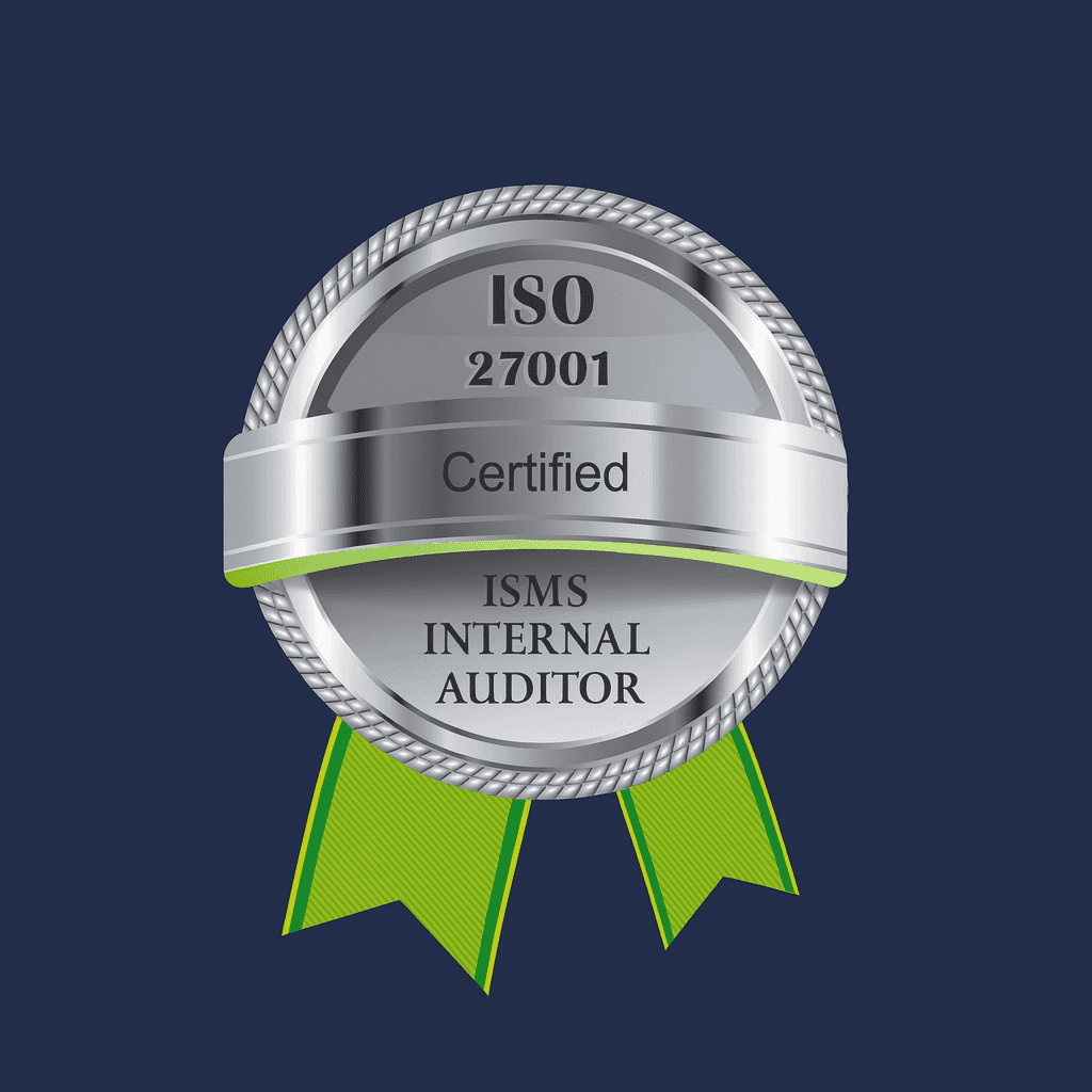 ISO 27001 ISMS Certified Internal Auditor badge