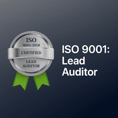 ISO 9001 Lead Auditor badge