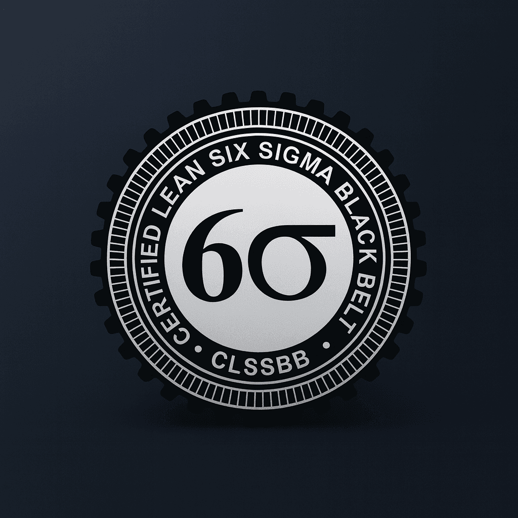 Lean Six Sigma Black Belt badge