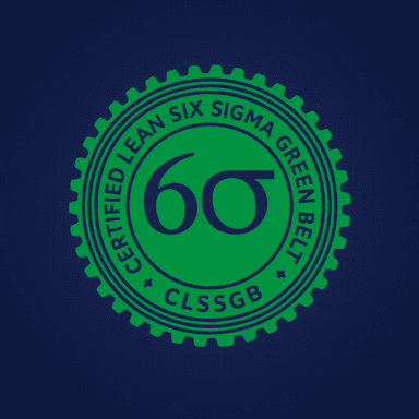 Lean Six Sigma Green Belt badge
