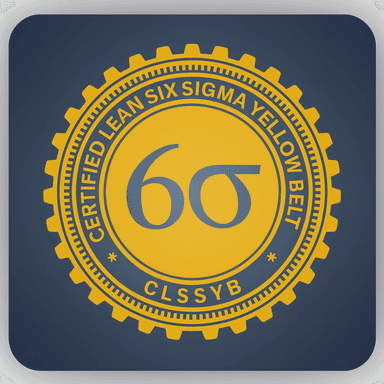 Lean Six Sigma Yellow Belt badge